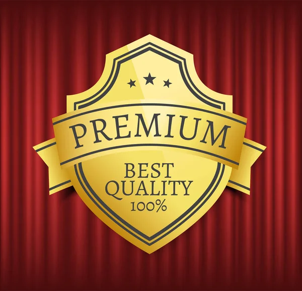 Beste Wahl, hohe Qualität, Premium-Markenvektor — Stockvektor
