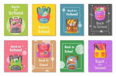 Renkli Okul Sırt Çantası Okula Dönüş