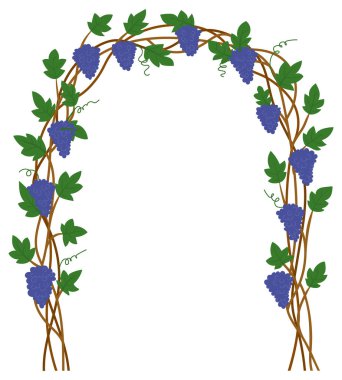 Doğal Giriş, Üzüm Kapısı, Hasat Meyve Vektörü