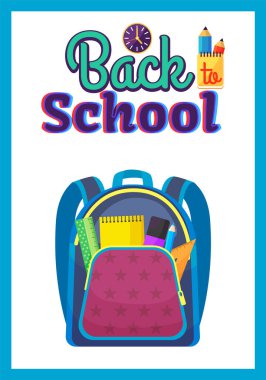 Renkli Okul Sırt Çantası Okula Dönüş