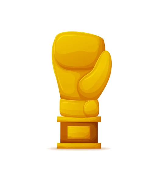 Boxing Trophy for Professional Sportsman Boxer — Stock Vector