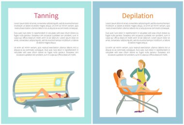 Depilasyon yordam Kapalı Bronzlaştırıcı Spa salonda