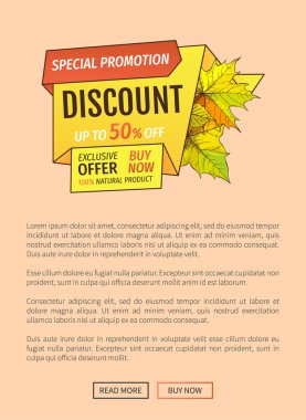 Özel promosyon indirim Şükran günü Poster