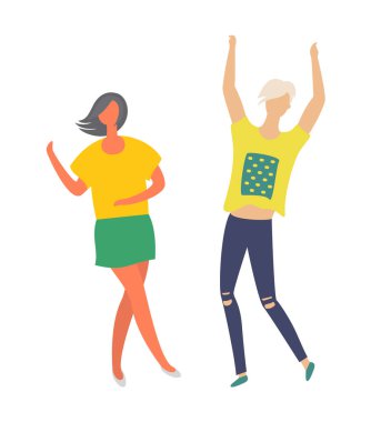 Disko kulübündeki Erkek ve Kadın Dansçılar, Mutlu İnsanlar