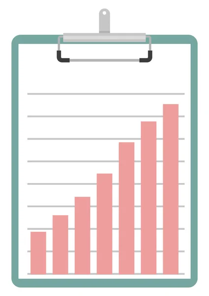 Infografik om pappersstatistik och projektrapport — Stock vektor