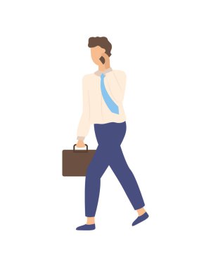 Telefonda Konuşan Adam, Bağlı Kişi