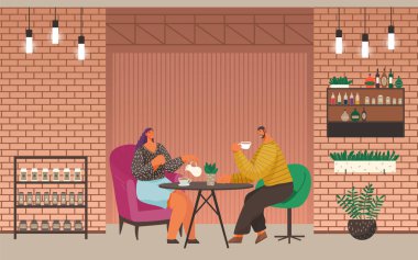 Erkek ve Kadın Buluşuyor, Kahve Evinde Arkadaşlar