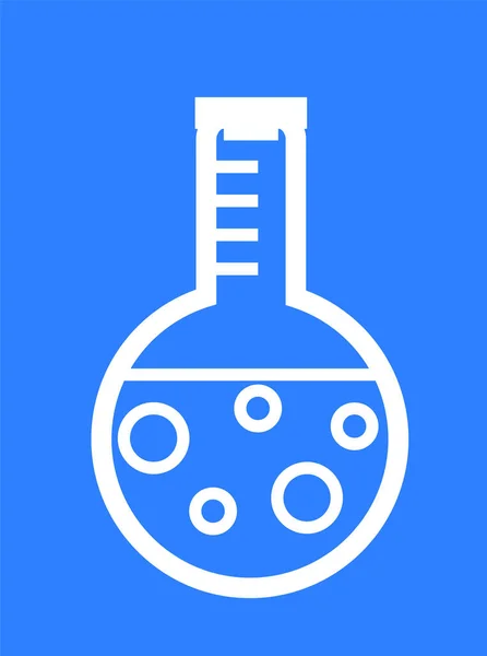 Logotyp žárovky, značka baňky, vektor chemického znaku — Stockový vektor