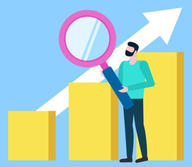 Loupe Adamı, Yükselen Grafik, Başarı Vektörü