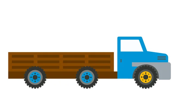 Farm Truck, Skördetransport, Isolerade fordon — Stock vektor