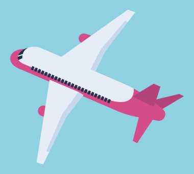 Kanat Vektörlü Uçak Aero Taşımacılık Sembolü