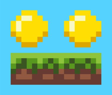 Piksel Oyunu, Çimenlerdeki Paralar, Yer Vektöründeki Para