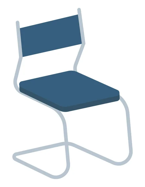 Základní izolovaný nábytek, jednoduchá židle k sezení — Stockový vektor