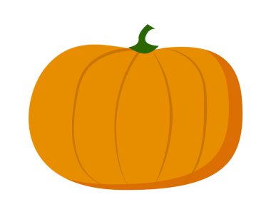 Beyaz arka planda izole edilmiş balkabağı, tatlı eko doğal sebze, taze ekin, tarım