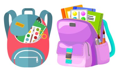 Renkli Okul Sırt Çantası Okula Dönüş