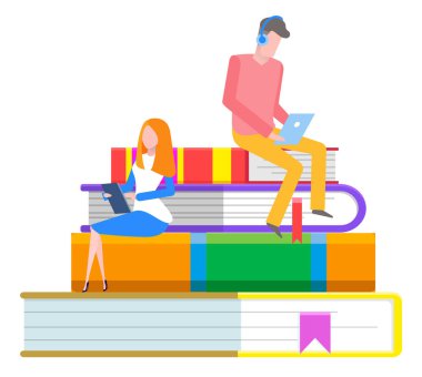 Tablet, Çevrimiçi Kütüphaneden Okuma Öğrencileri