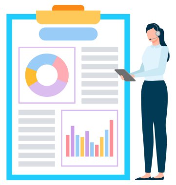 Grafik Raporlu Çalışan, Yönetim Vektörü