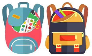 Renkli Okul Sırt Çantası Okula Dönüş