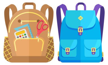 Renkli Okul Sırt Çantası Okula Dönüş