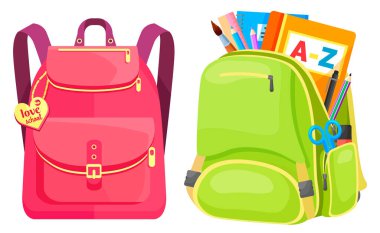 Renkli Okul Sırt Çantası Okula Dönüş