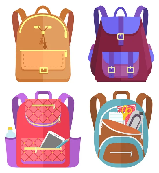 Renkli Okul Sırt Çantası Okula Dönüş