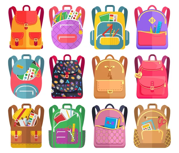 Renkli Okul Sırt Çantası Okula Dönüş