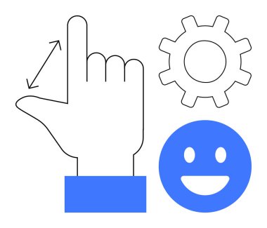 El çabukluğu hareketi, vites gösterme ayarları, gülen yüz kullanıcı memnuniyetini vurgulaması. UIUX tasarımı, özelleştirme, etkileşim, geribildirim, kullanıcı bağlılığı, basit rehberlik için ideal