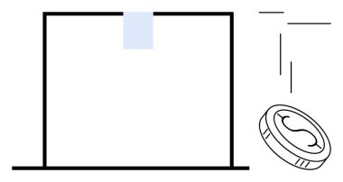 Yuvası ve düşen parası olan dikdörtgen kutu finansmanı, karar verme mekanizmasını ya da hayır kurumunu yakalar. Finans, bağış, kitle fonlama, vergilendirme, yatırım, hayırseverlik sivil katılım temaları için ideal