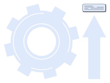 Büyük teçhizat, yukarı doğru ok ve havalandırma sistemi temaları, teknoloji ve operasyonel verimlilik. Yenilik, gelişme, endüstri ve soğutma süreçleri için ideal
