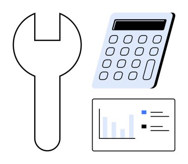 İngiliz anahtarı, düğmeli hesap makinesi, çubuklu grafik ve metin işaretleri problem çözme, analitik, bütçe ve takım çalışması. Mühendislik, finans, planlama verimlilik ve strateji için ideal