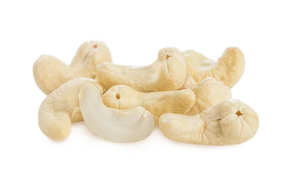 Beyaz arka planda izole kasaju kuru yığını 