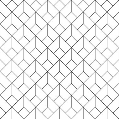 Kesintisiz geometrik elmas şeklindeki art deco desen