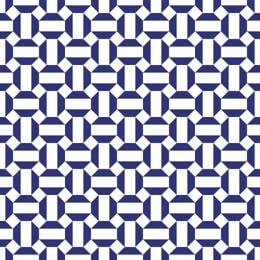 Kesintisiz geometrik soyut sekizgen desen arka plan