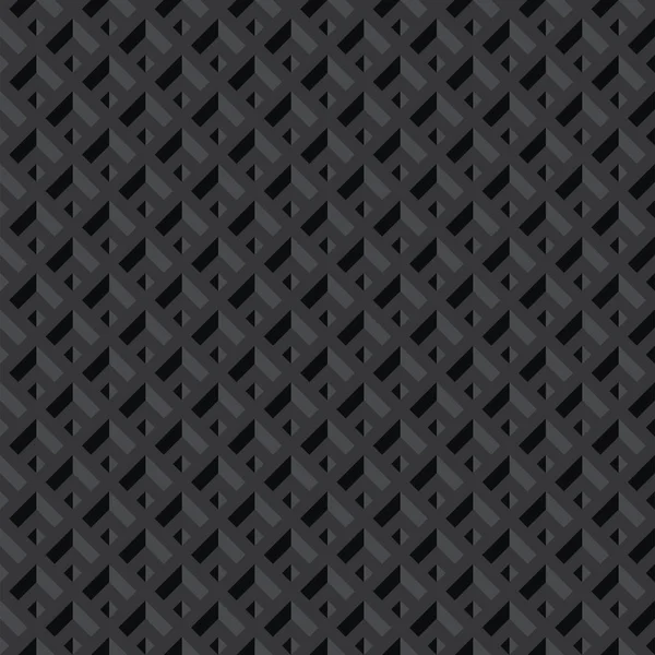 Sorunsuz Siyah Soyut Geometrik Karanlık Gölge Yüzey Deseni — Stok Vektör