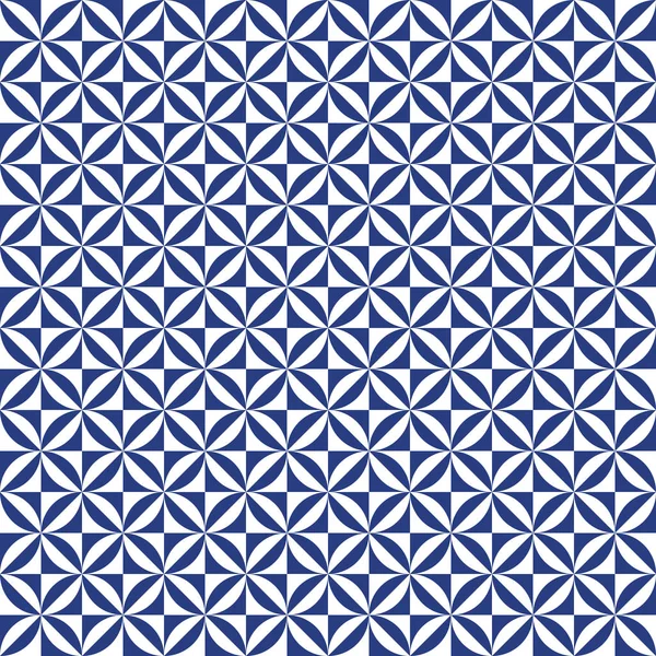 Fondo Patrón Azulejo Vintage Geométrico Abstracto Sin Costuras — Vector de stock