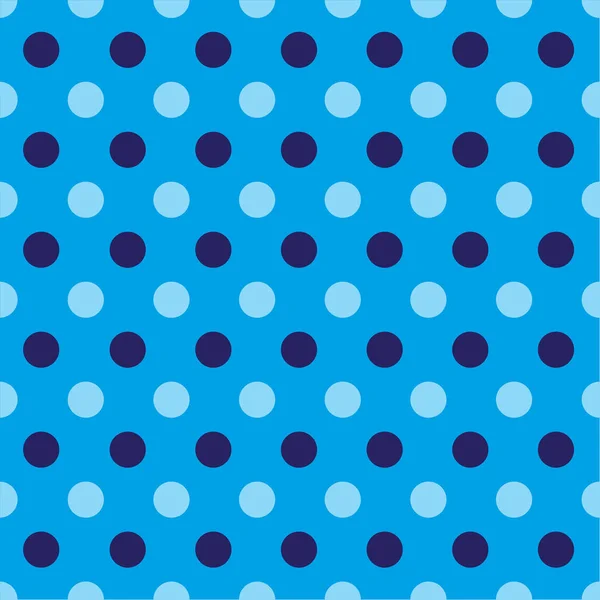 Seamless Blue Indigo Navy Blue Cyan Bright Colourful Dot Pattern — Stock Vector