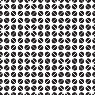 Dikişsiz yarım daire ızgara desen. Split daire doku vektör arka plan.