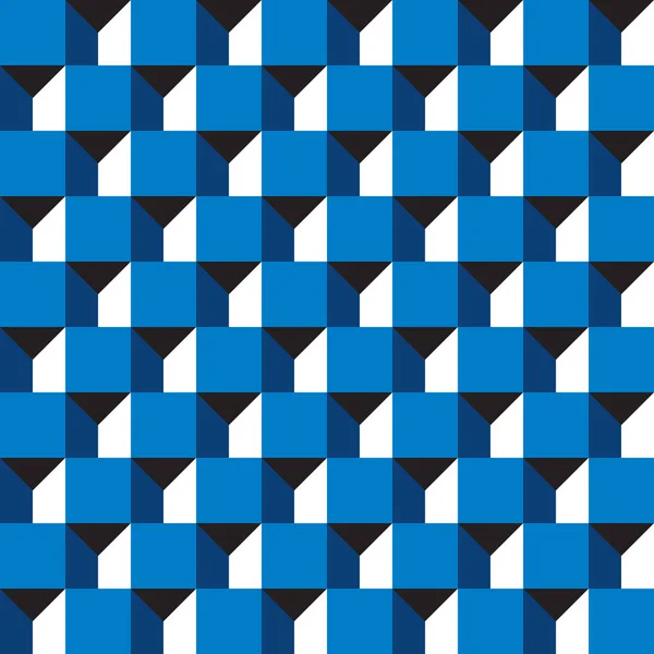 バック グラウンド パターンを構築シームレスな抽象的な幾何学的な ブロック — ストックベクタ
