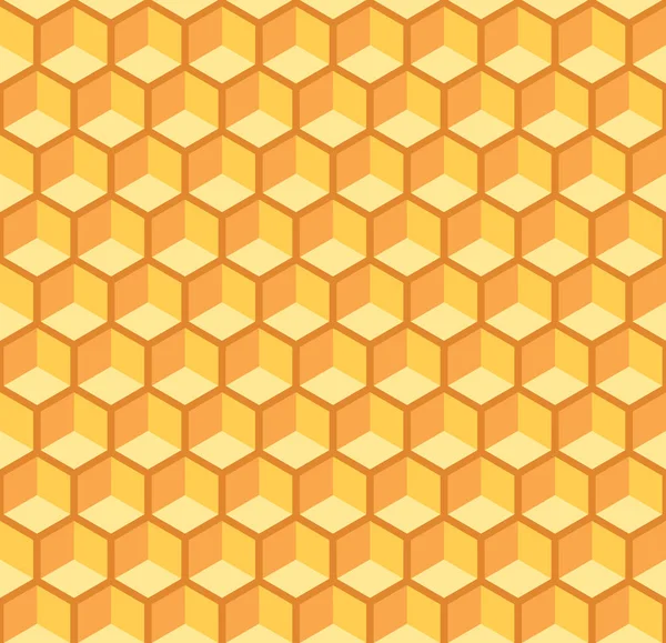 Sem Emenda Abstrato Honeycomb Fundo Padrão Ideal Para Embalagens Desenhos —  Vetores de Stock