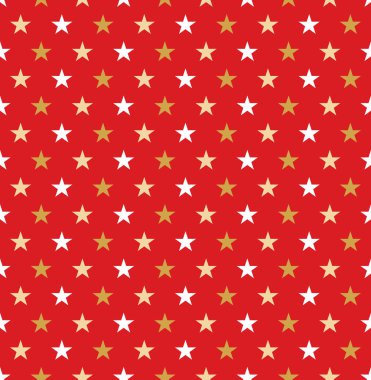 Kağıt model kaydırma sorunsuz Noel kırmızı ve altın yıldız. Noel yıldız desen arka plan.