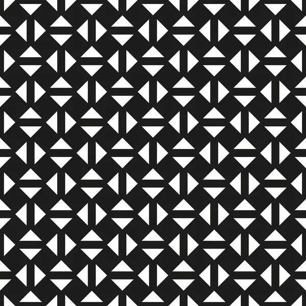 Seamless Geometric Triangular Check Square Pattern Background — Stock Vector