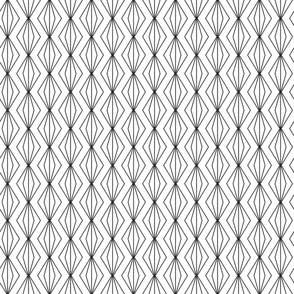 シームレスなアールデコの幾何学的な線パターン背景 — ストックベクタ