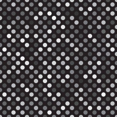 Sorunsuz siyah ve beyaz nokta desen arka plan