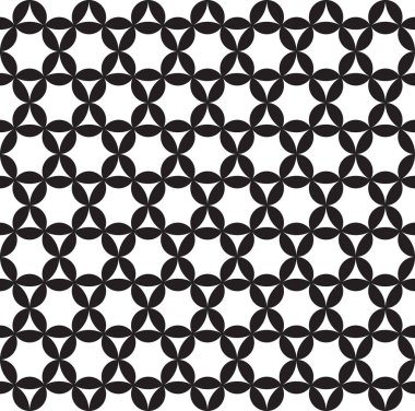 Sorunsuz soyut geometrik daire desen arka plan