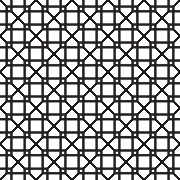 Seamless lattice trellis line pattern background — Stock Vector
