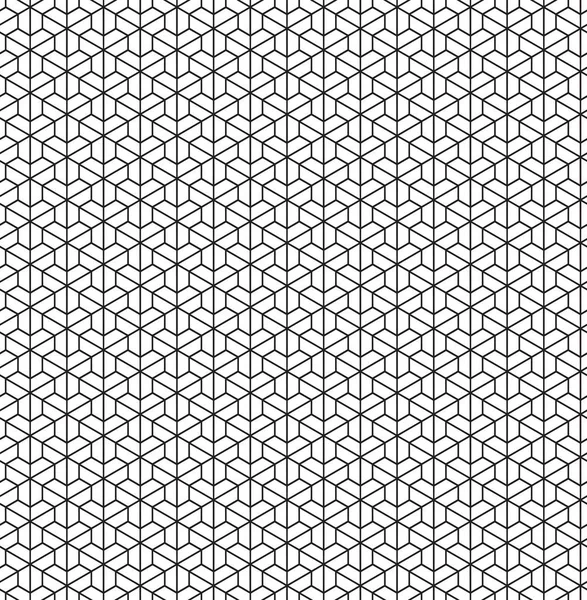 シームレスな抽象的な幾何学的な等尺性パターンの背景の壁紙 — ストックベクタ