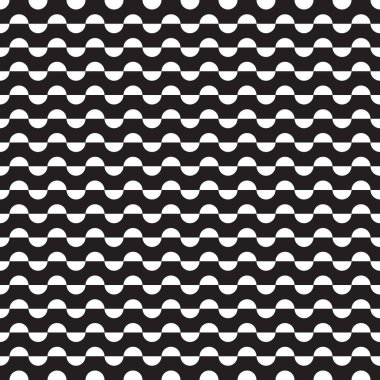 Kesintisiz soyut geometrik yarım daire desen arka plan