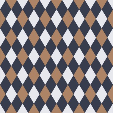 Dikişsiz vintage harlequin desen arka plan duvar kağıdı.