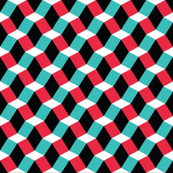 シームレスな幾何学的抽象的なファセットパターン — ストックベクタ