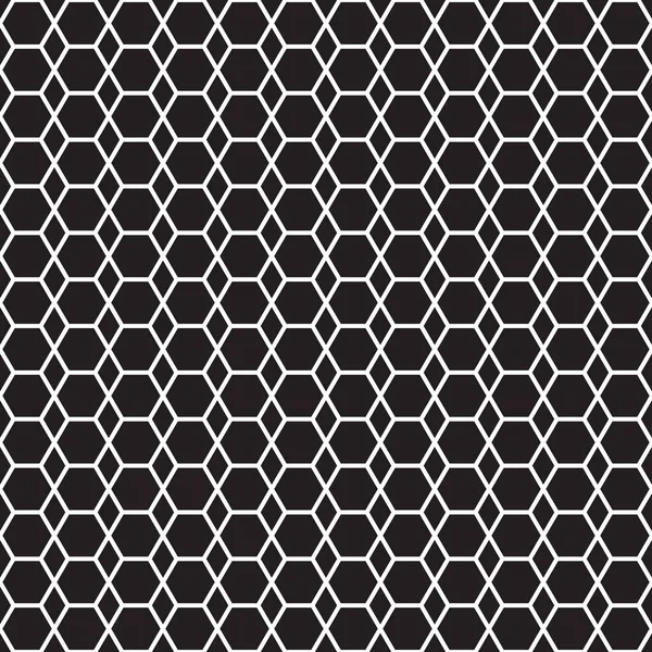 Seamless Geometric Line Pattern Background Black White — Stock Vector